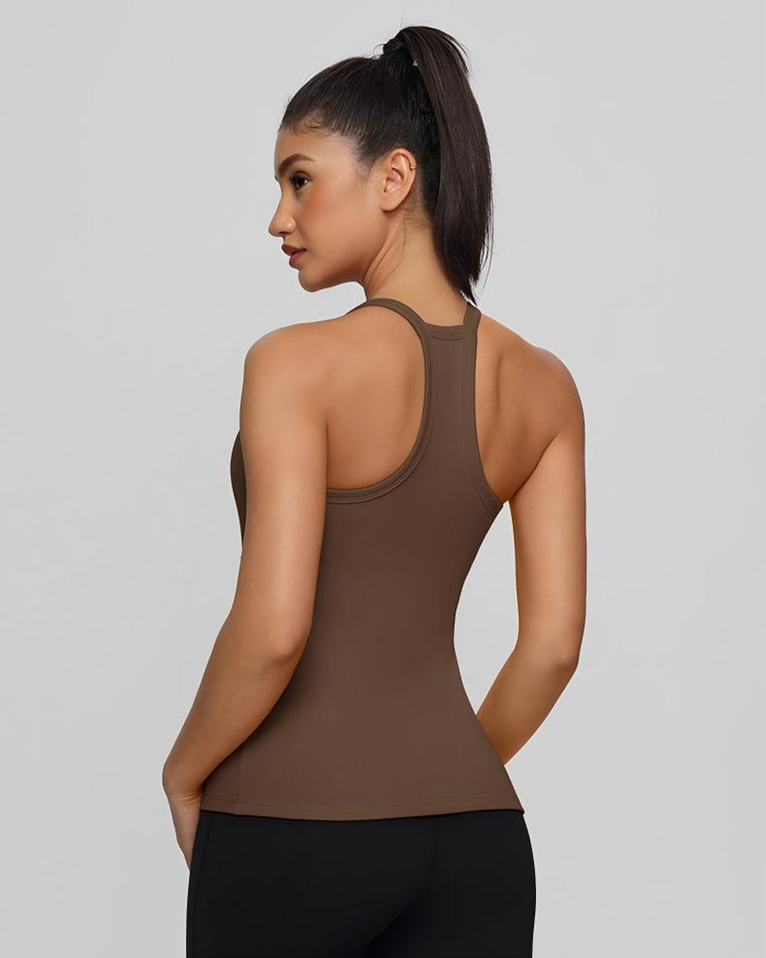 Racerback Halter Tank Top