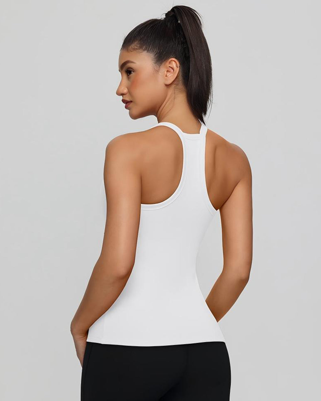 Racerback Halter Tank Top