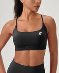 Scoop-Neck Cross-Back Sports Bra