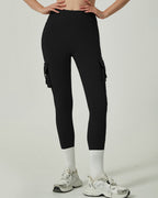 Scrunch-Seat Cargo Leggings